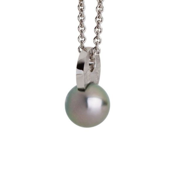 74163-00 Collier Weißgold, Tahitiperle