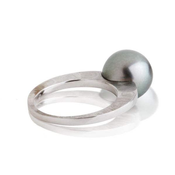 74167-00 Ring Weißgold, Tahitiperle