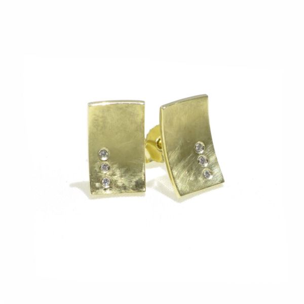 83326-00 Ohrstecker Gelbgold, 6 Brillanten
