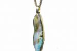 87071-00 Collier Gelbgold, Opal